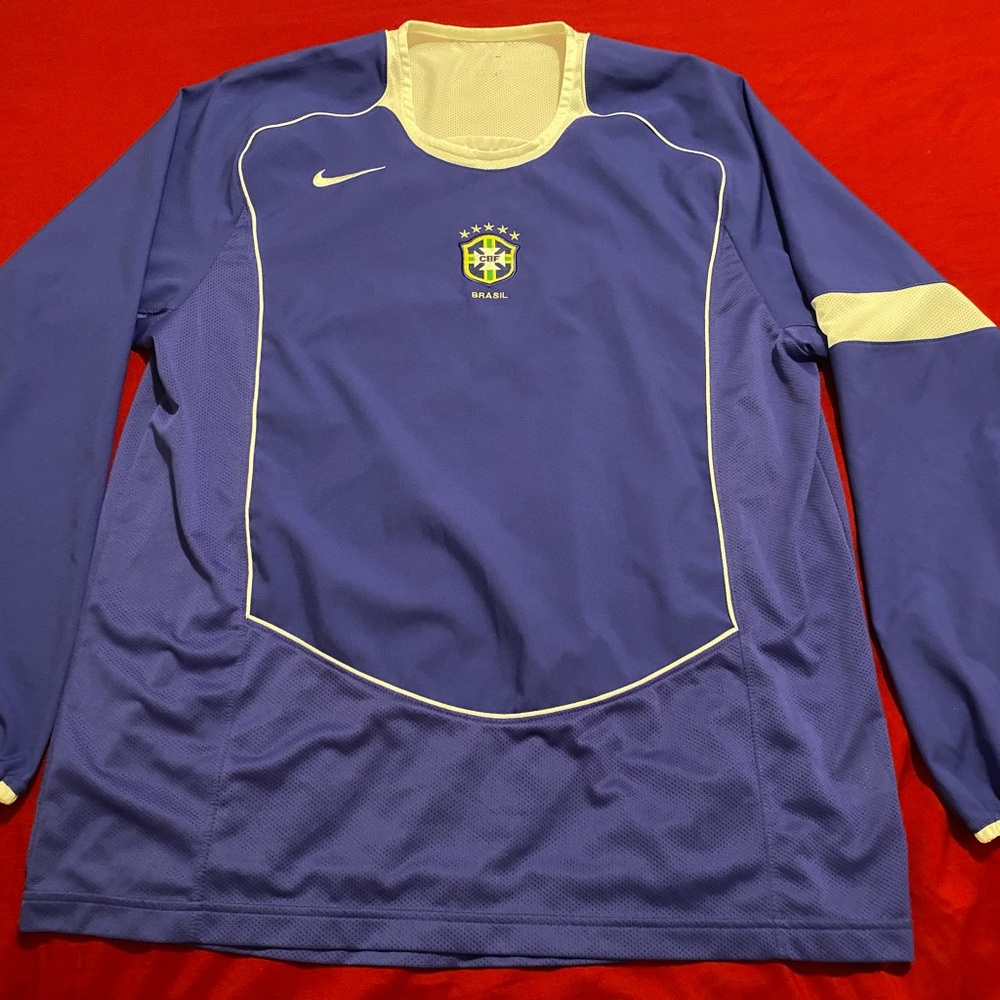 Nike Brazil Soccer Long Sleeve Jersey